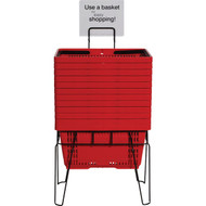 Versacart Red Basket (12-Pack)