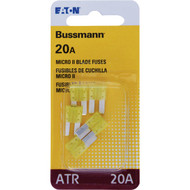 Bussmann 20A 32V ATR Non Indicating Blade Fuse  Yellow (5-Pack)