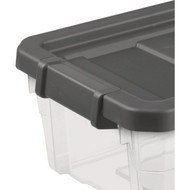 Sterilite 16 Qt./15L Flat Gray Stacker Storage Tote