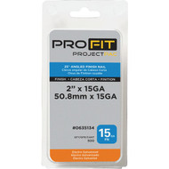 Pro-Fit 2 In. 15 Gauge Electro Galvanized 25 Degree Angled Finish Nails (500 Ct.)
