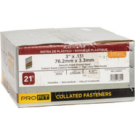 Pro-Fit 3 In. x 0.131 In. 21 Degree Plastic Strip Smooth Shank Round Head Hot Dipped Galvanized Framing Stick Nails (2000 Ct.)