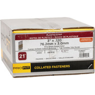 Pro-Fit 3 In. x 0.120 In. 21 Degree Plastic Strip Ring Shank Round Head Hot Dipped Galvanized Framing Stick Nails (2000 Ct.)