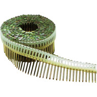 Paslode 1-7/8 In. x 0.092 In. 0 Degree Plastic Strip Electro Galvanized Smooth Shank Coil Siding Nails (9000 Ct.)