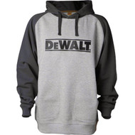 DEWALT Logan Medium 2-Tone Gray Heavy-Duty Hooded Sweatshirt