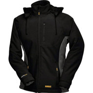 DEWALT Women's Black Soft Shell Heated Coat Kit  S