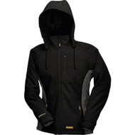 DEWALT Women's Black Soft Shell Heated Coat Kit  XL