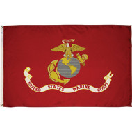 Valley Forge 3 Ft. x 5 Ft. Nylon Marine Corps Military Flag