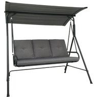 Outdoor Expressions 3-Person Patio Swing with Canopy