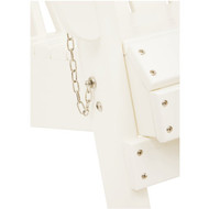 Outdoor Expressions White HDPE Adirondack Chair