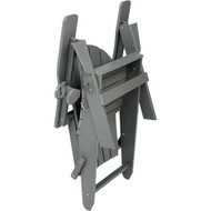 Outdoor Expressions Gray HDPE Adirondack Chair