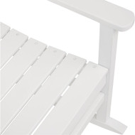 Outdoor Expressions White HDPE Rocking Chair