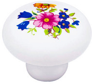 1-1/4" Cera Flwr Knob