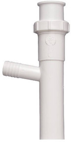 1-1/2x8whtdishtailpiece