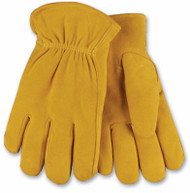 Med Men Line Lthr Glove