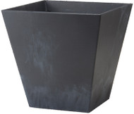 14" Blk Sq Ella Planter