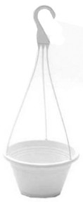 12" Wht Hang Planter