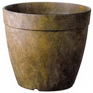 6" Teak Rnd Planter