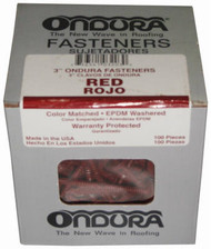 100pk3" Red Ondura Nail