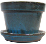 6-3/4" Tropical Blu Pot