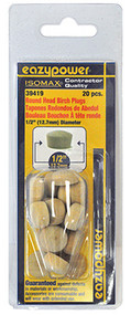 20pk 1/2 Rnd Head Plug