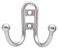 Chr Dbl Robe Hook