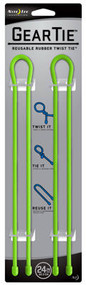 2pk 24" Lime Gear Tie
