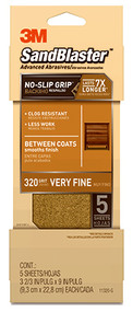 5pk 320g Gld Sandpaper