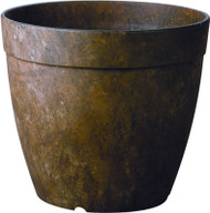 16" Teak Rnd Planter