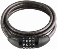 Blk 4dial Cable Lock