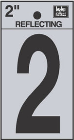 2" Blk Refl Number 2