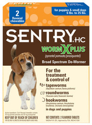 2ct Sm Dog Wormx Plus