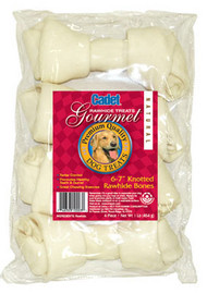 4pk 6-7 Nat Rawhid Bone