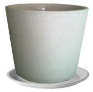 8.47" Wht Cyl Planter