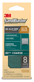 8pk 80g Grn Sandpaper