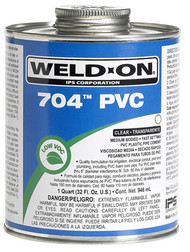 704 Qt Clr Pvc Cement