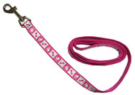 5/8x4 Pnk Refl Leash