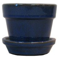 4-3/8" Blu Std Pot