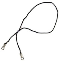 Blk Braid Nyl Lanyard