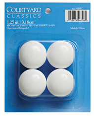 4pc1-1/4 Leg Insert Cap