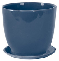 5.32"teal Caspo Planter