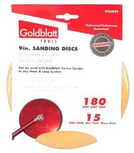 15pk 9" 180g Sandpaper