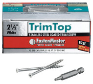 75pk 2-1/2" Trim Screws