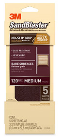 5pk 120g Mar Sandpaper