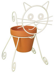 Cat Planter Pot Holder