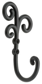 Flt Blk Curlique Hook