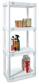 4shelf Wht Shelving