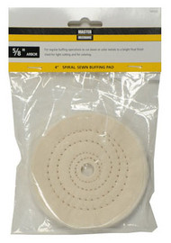 Mm 4"spir Sewn Buff Pad