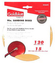 15pk 9" 120g Sandpaper