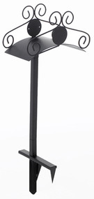 125' Blk Hose Stand