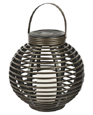 Rnd Solar Rattan Basket